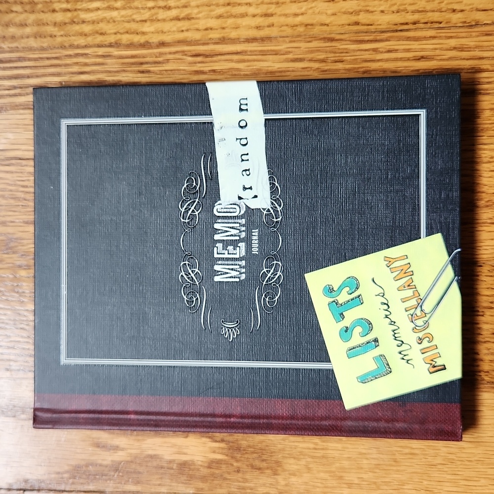 Memo-random memoir list book
